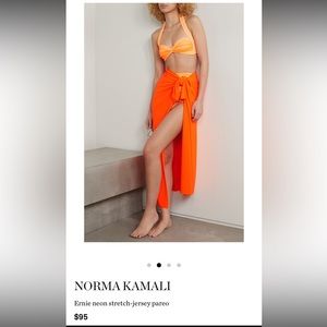 Norma Kamali Ernie Scarf, Orange
